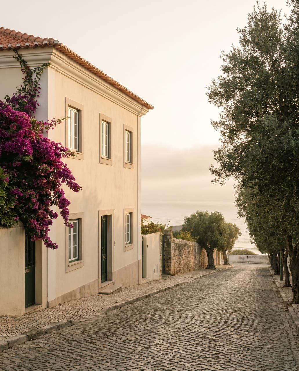 Fachada de uma casa portuguesa